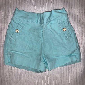 Janie and Jack turquoise shorts 6-12m